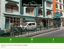Tablet Screenshot of parkresidencyhotel.com